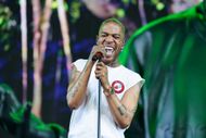 Kid Cudi was also linked with Michelle Trachtenberg in 2014 (Image via Theo Wargo/Getty Images)
